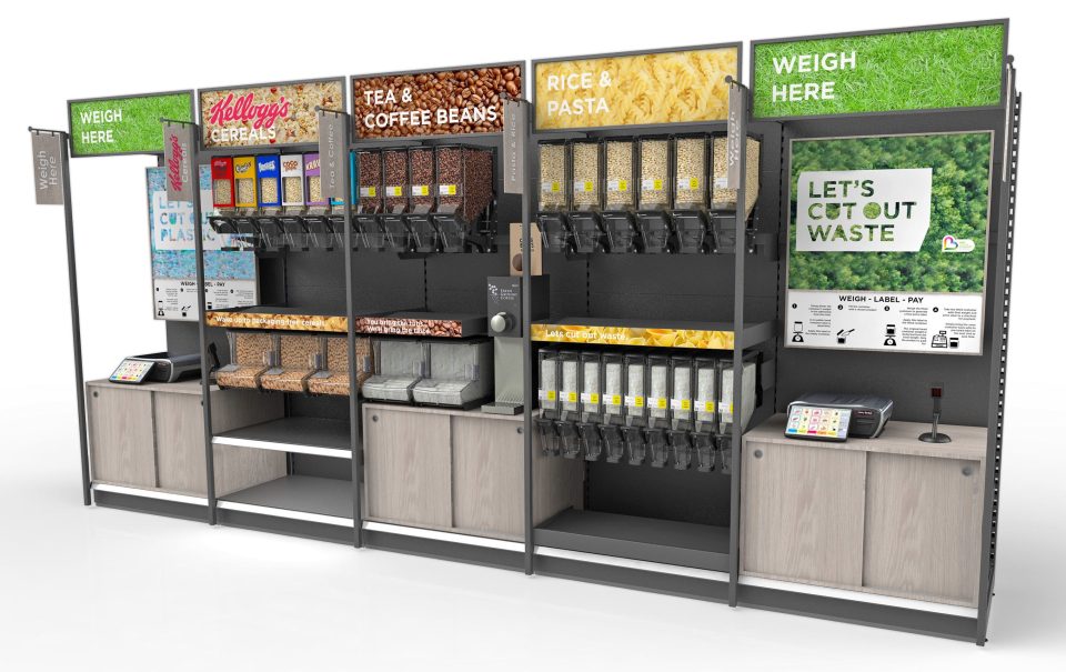  The refill station is being trialled in one store before Asda decide whether to roll it out nationwide