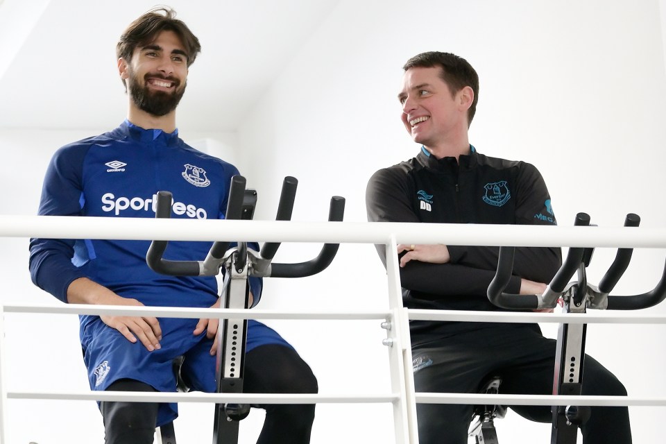  The Portuguese had a smile on his face as he returned to Finch Farm