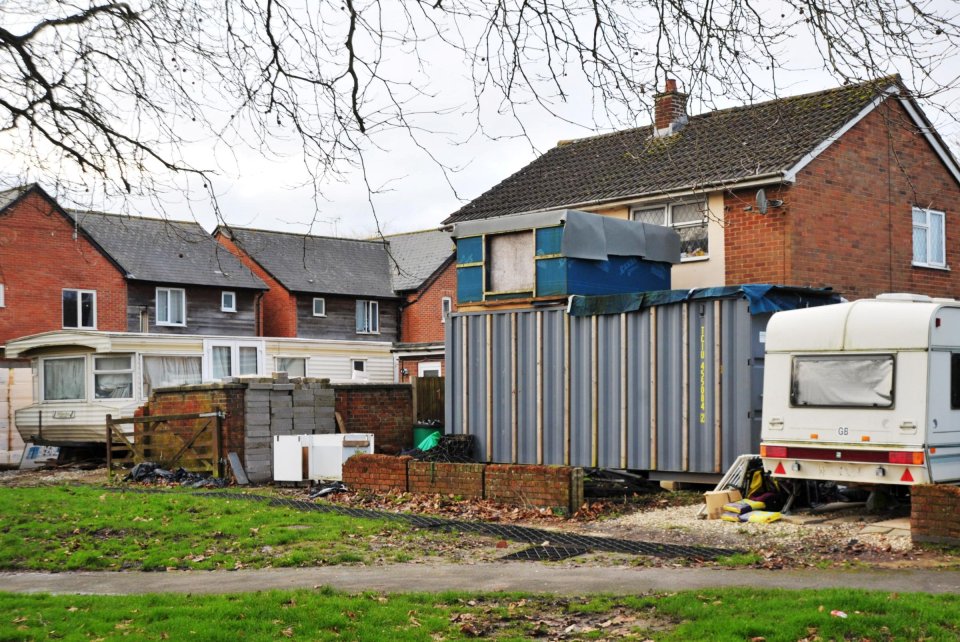 Lillie previously had a shipping container in front of her home