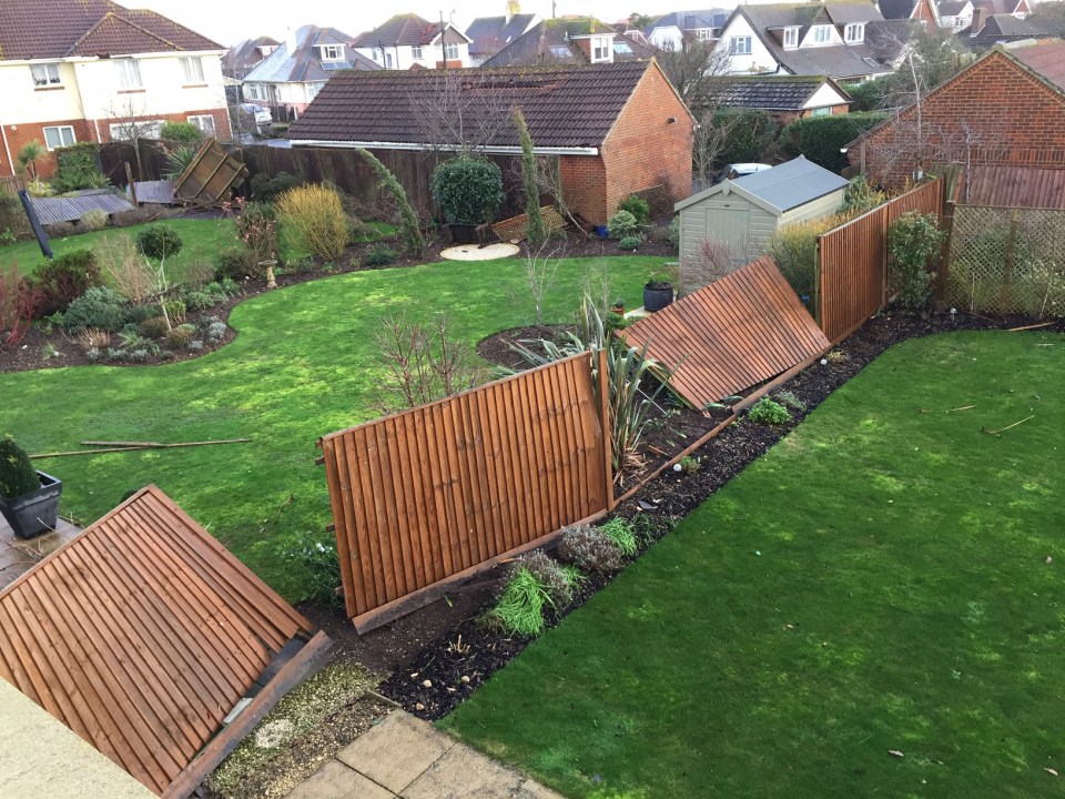  Residents in Barton-on-Sea, Hants, were woken at 4am to noisy winds and a 'tornado'