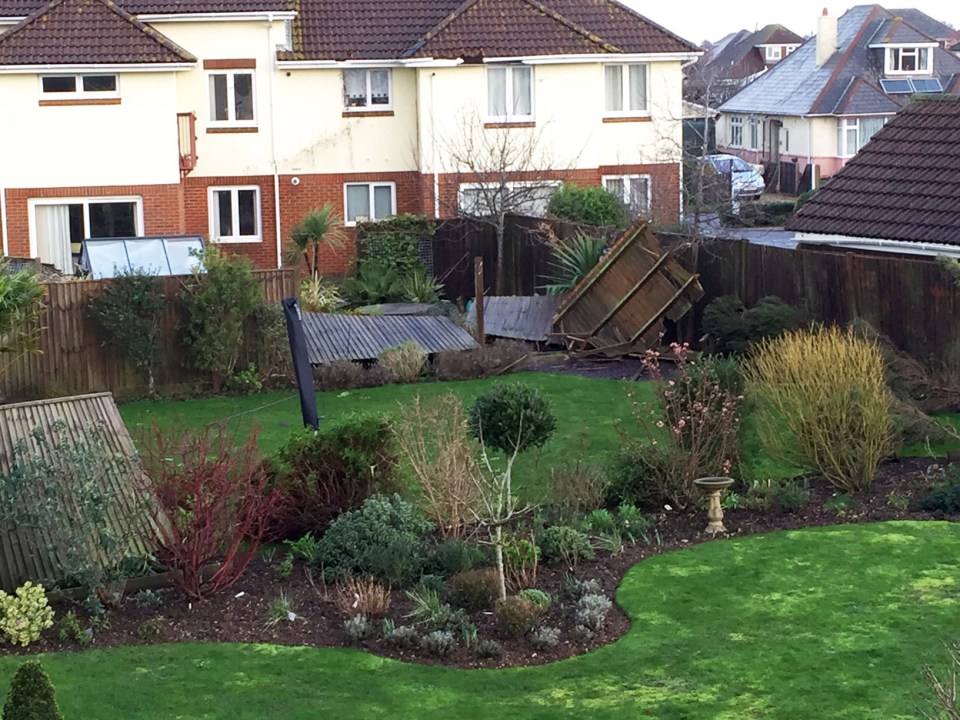  Residents reported being woken up by a string wind as it ripped through gardens