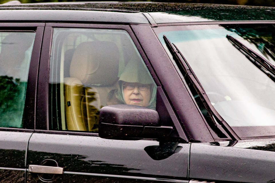 Her Majesty showed it was business as usual as she continued to make the most of her winter stay at Sandringham