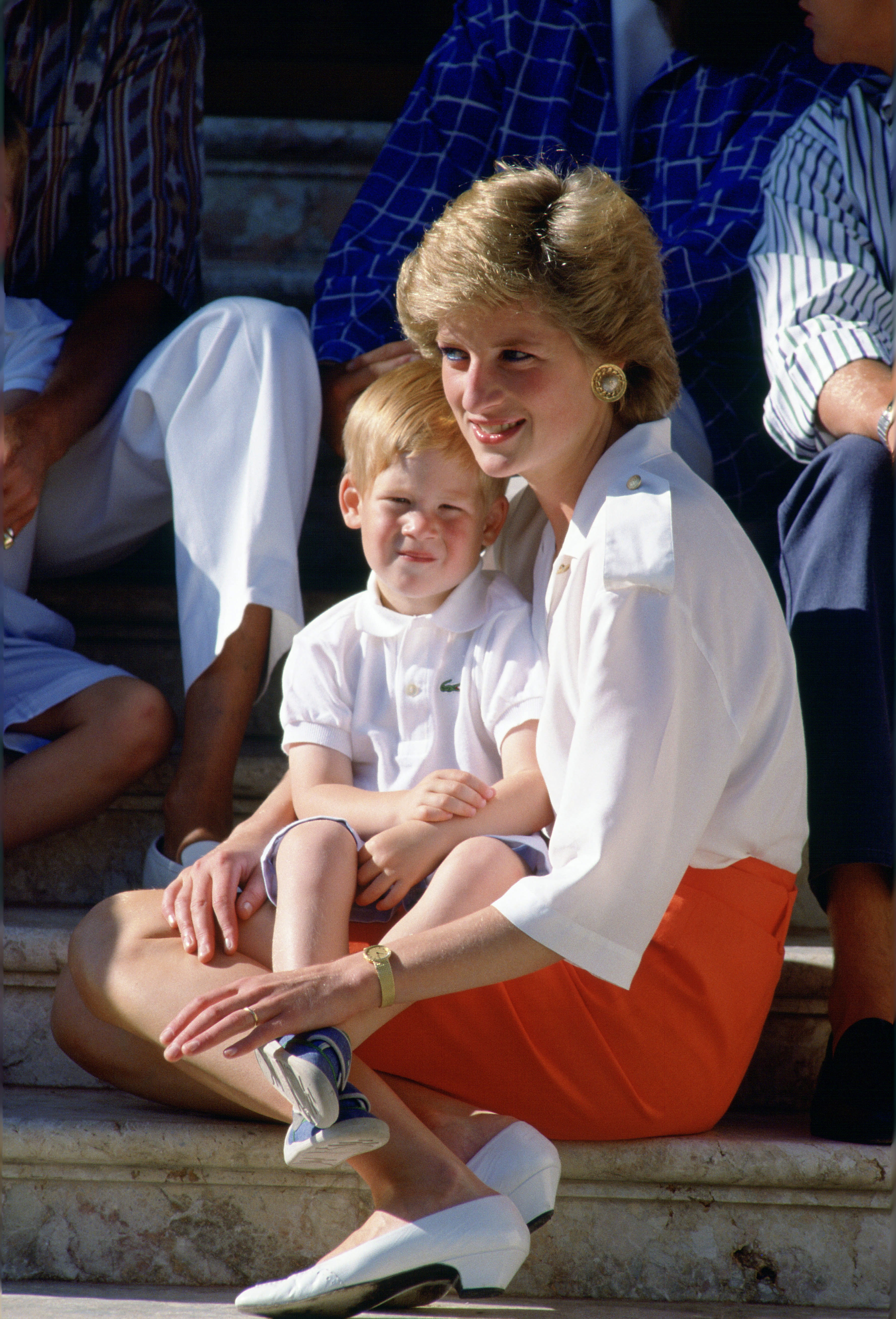 Prince Harry referred to his mum more than once during the speech, but failed to mention Charles