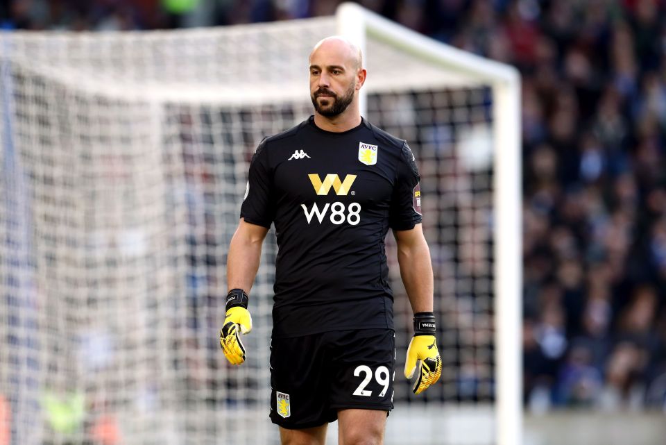  Pepe Reina, 37, impressed on his debut for Aston Villa