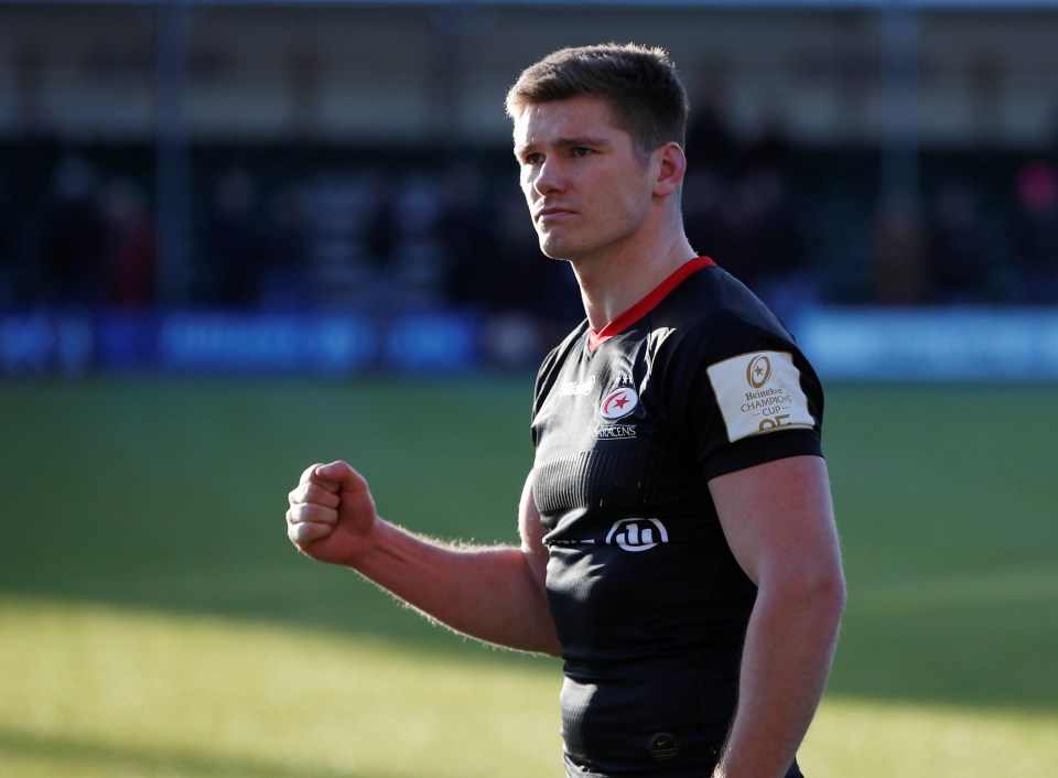  Owen Farrell pledged to stay - and helped Saracens beat Racing 92