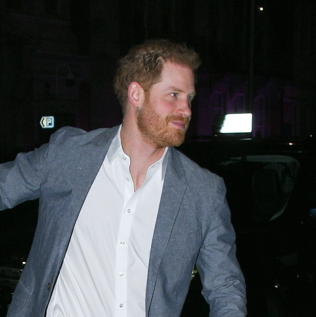  Prince Harry was seen for the first time since he and Meghan Markle quit the Royal Family