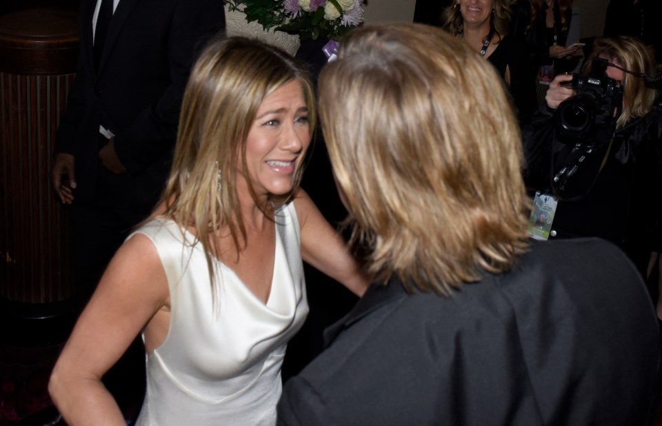  Jennifer Aniston and Brad Pitt reunited for the first time publicly at the SAG Awards on Sunday night