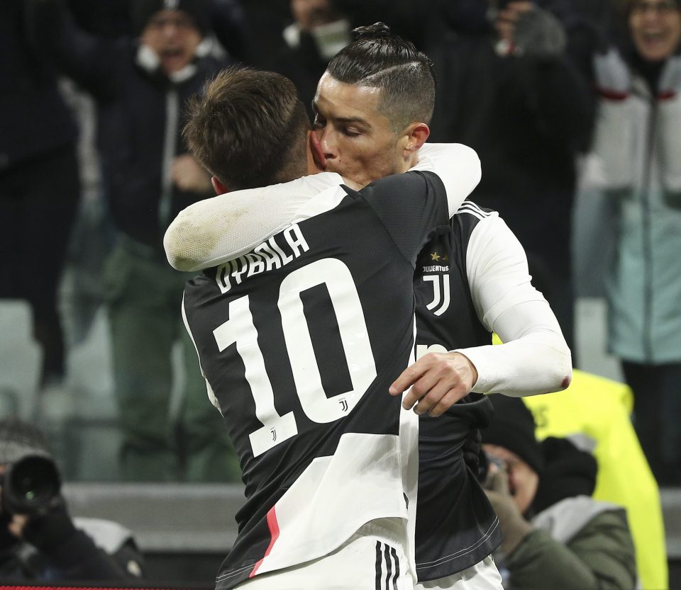  Cristiano Ronaldo and Paulo Dybala had a 'moment' after the former scored a goal