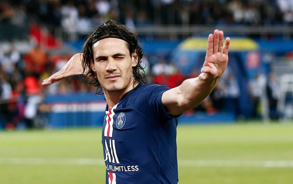  Edinson Cavani has already said his goodbyes to his team-mates