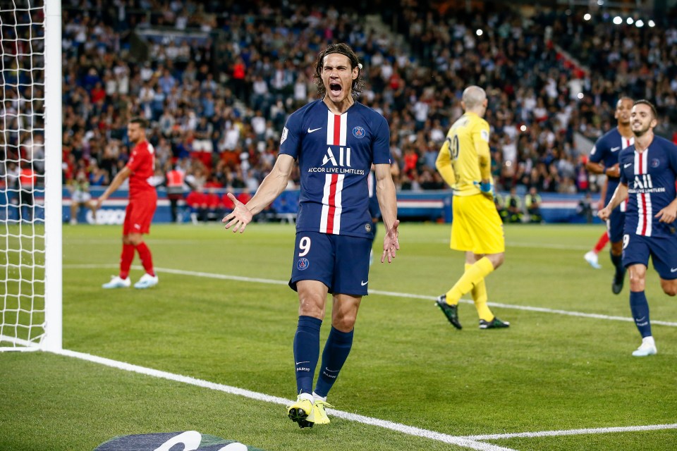  Cavani has bagged 198 goals for Paris Saint-Germain... but will be leaving the Parc des Princes