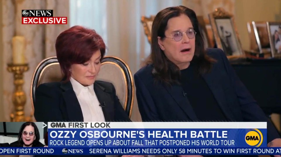  Ozzy Osbourne opened up about his secret battle with Parkinson's in an emotional interview with his wife Sharon