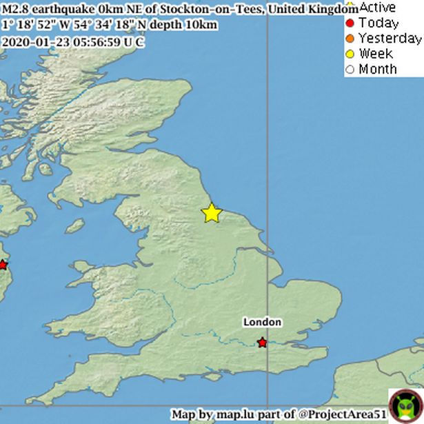  The earthquake unfolded about 6am today