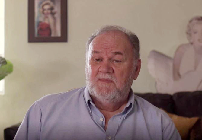  Thomas Markle revealed how he had not spoken to his daughter for more than a year