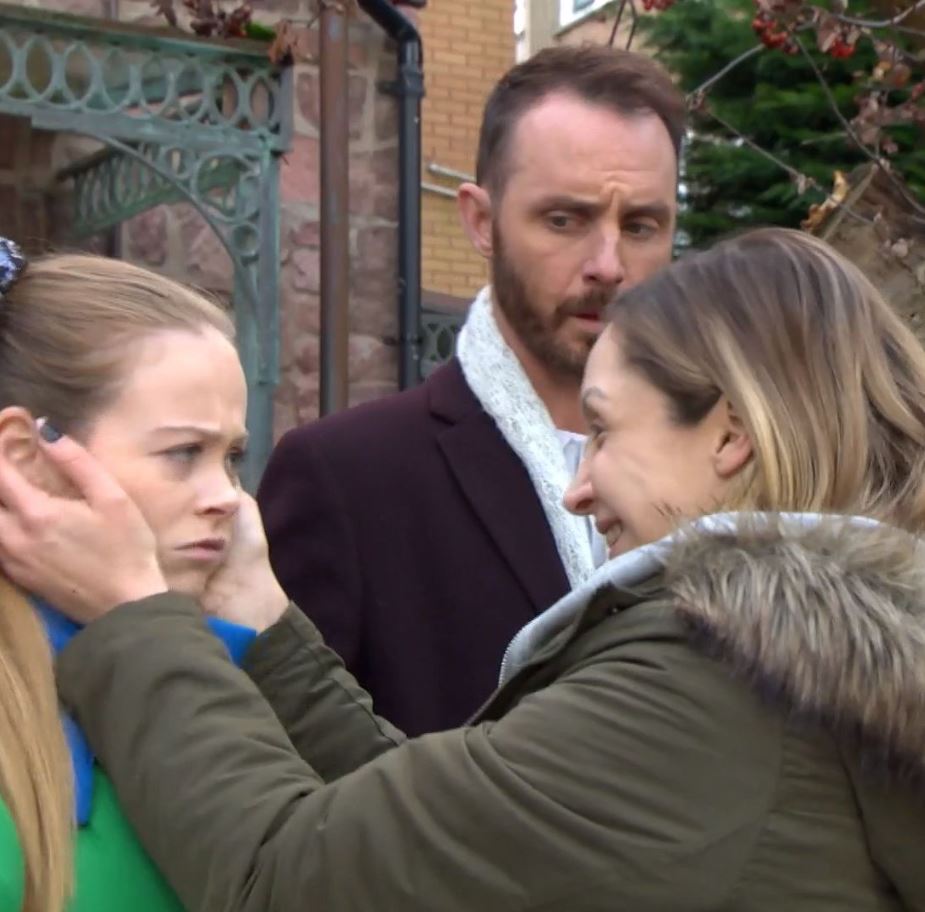  James isn't happy with Donna-Marie trying to take Juliet out of the village