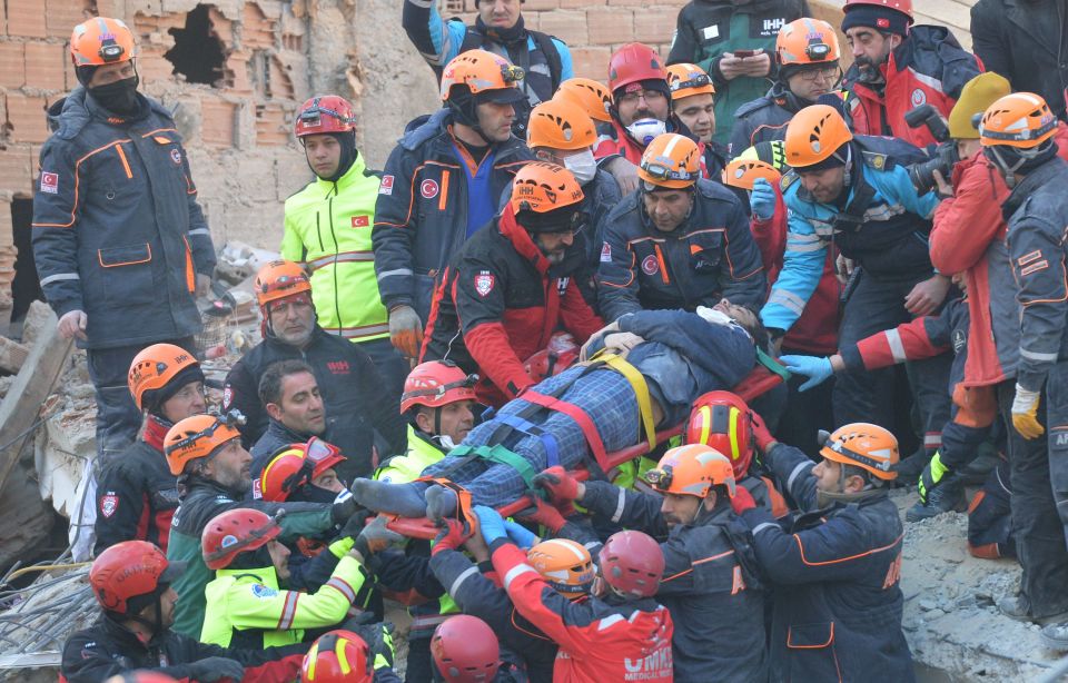 Earthquake aftermath in the eastern Turkish city of Elazig