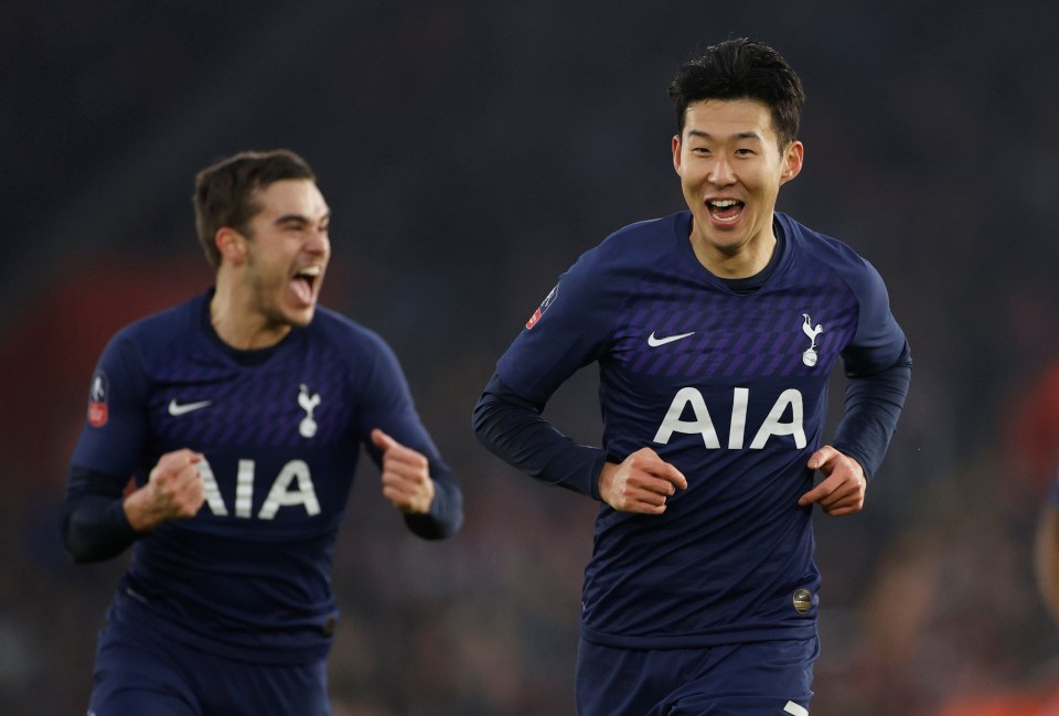  Son opened the scoring after a fine counter-attack