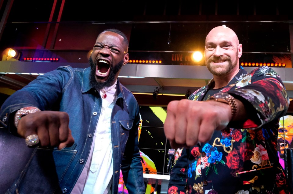 Tyson Fury and Deontay Wilder face each other for the WBC title on February 22