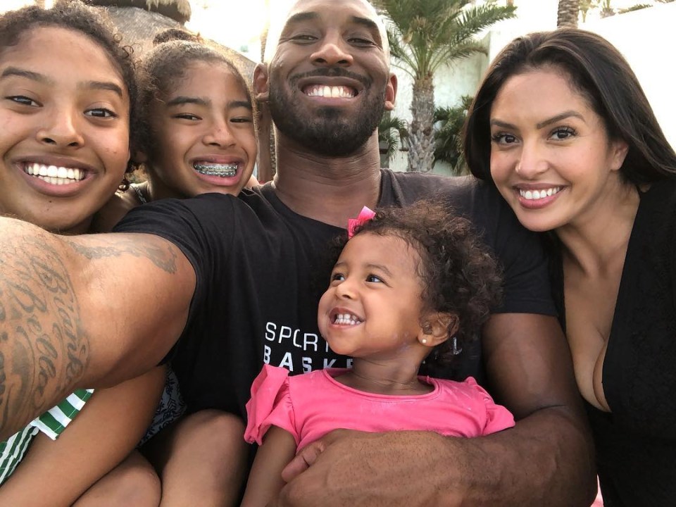  Kobe Bryant shared this Instgram picture of family