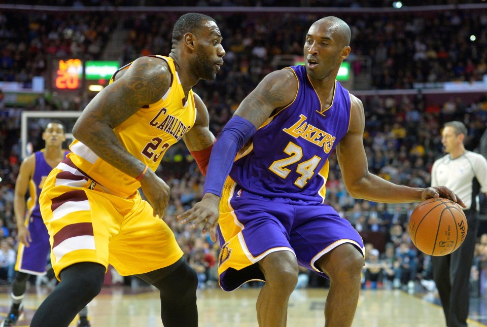  LeBron and Kobe will do down as two of the NBA's all-time greats