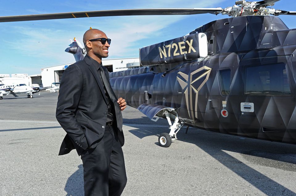  The basketball star pictured in 2016 boarding a helicopter