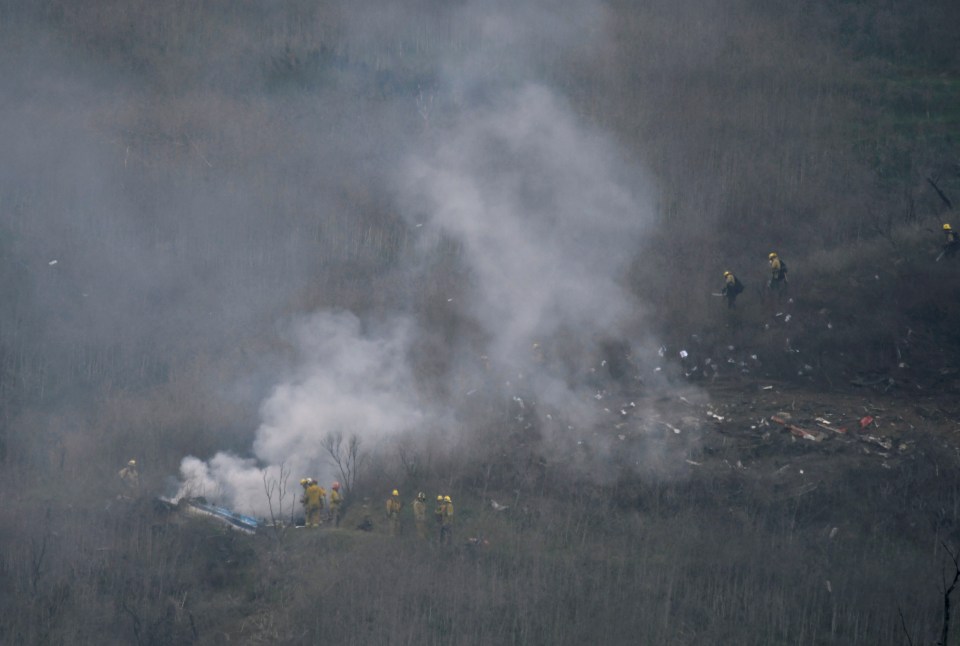  First images of the terrifying crash that claimed the life of NBA legend Kobe Bryant have emerged