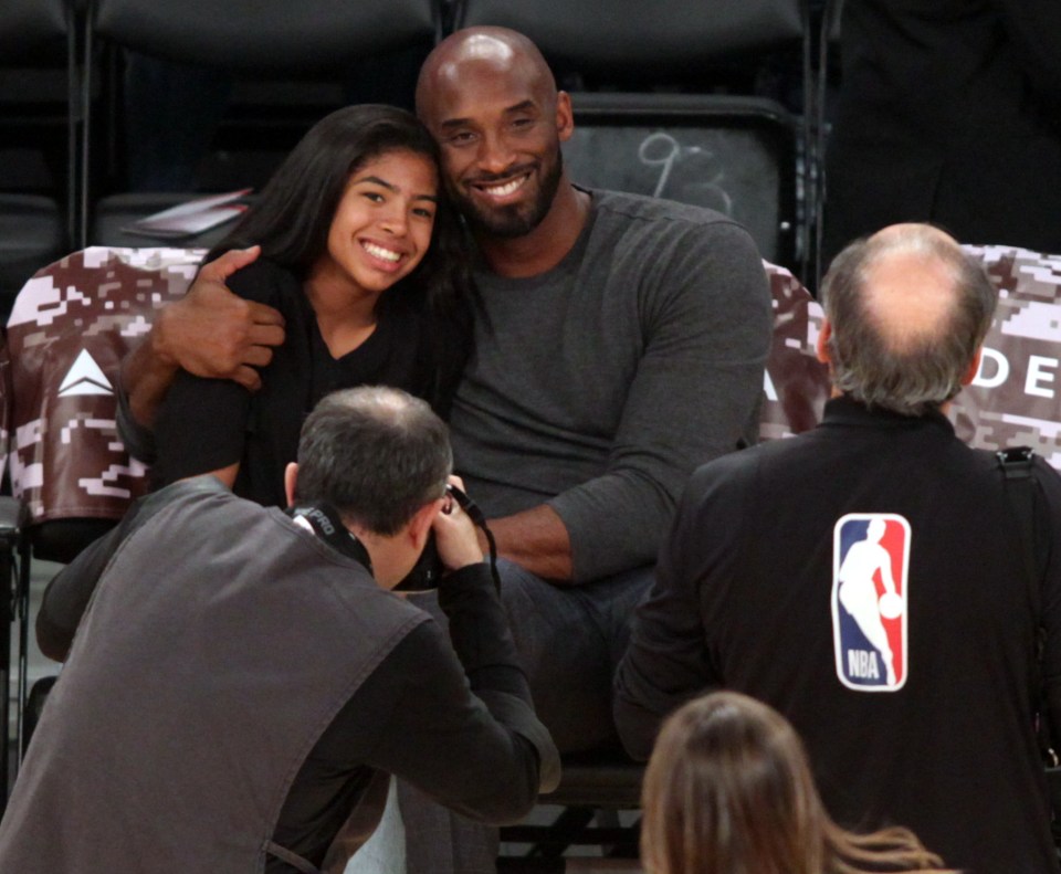  Kobe had been taking GiGi to Lakers matches this season