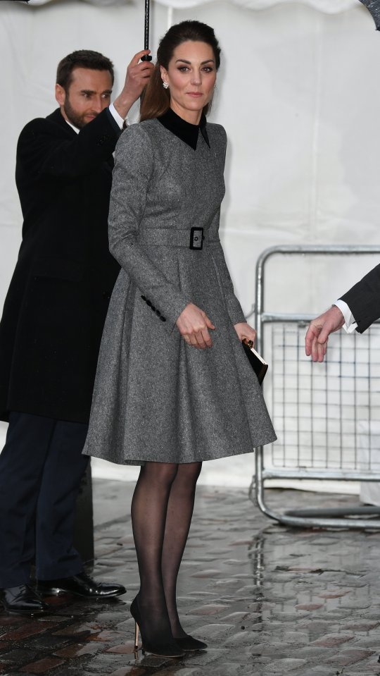  The Duchess of Cambridge arriving at the UK Holocaust Memorial Day Commemorative Ceremony in Westminster