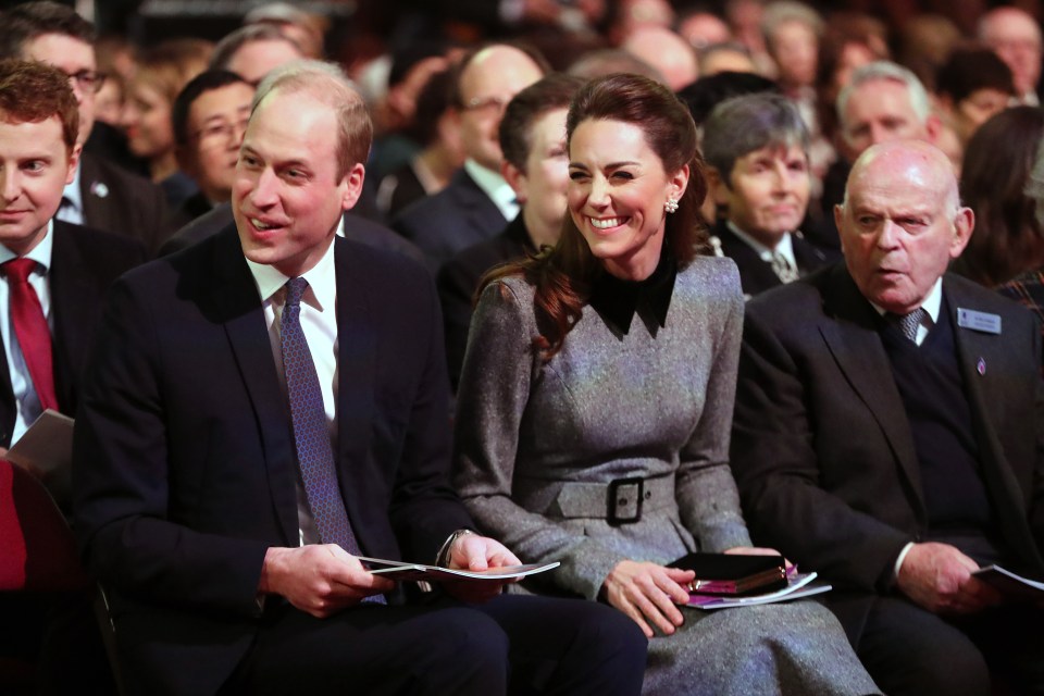  William and Kate chatted with fellow members of the audience