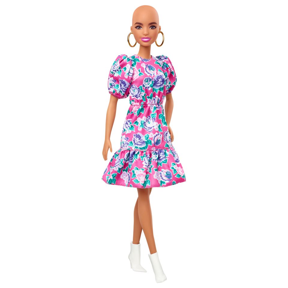  Mattel, who sell Barbie, said that the doll with no hair is important because, 'if a girl is experiencing hair loss for any reason, she can see herself reflected in the line'