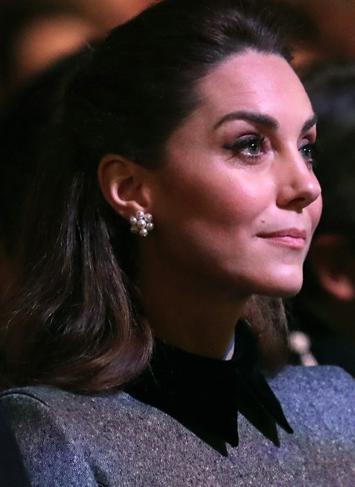  The Duchess welled up in tears as she sat beside her husband