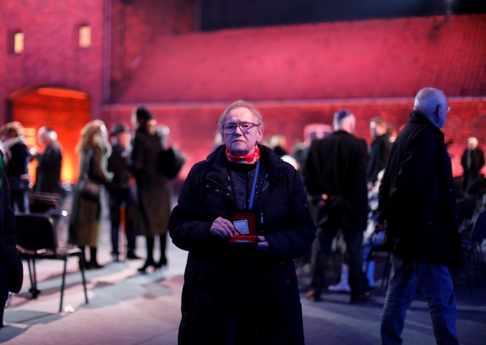 Survivor Edith Notowicz returned to the death camp for the ceremony