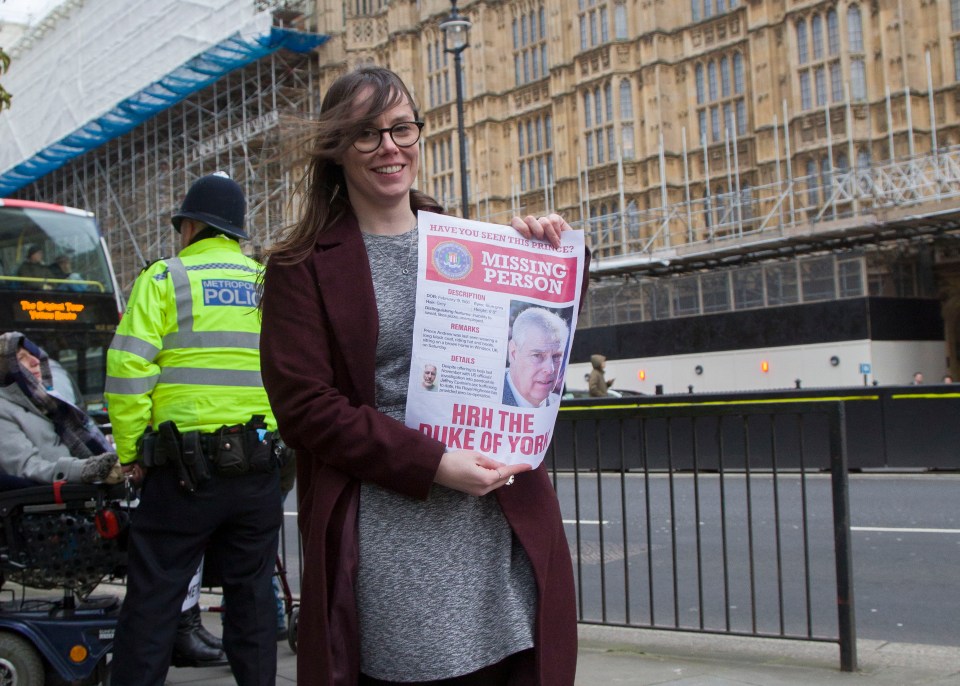  The Sun's Chloe Kerr took to the streets to ask the public if they'd seen the Duke of York