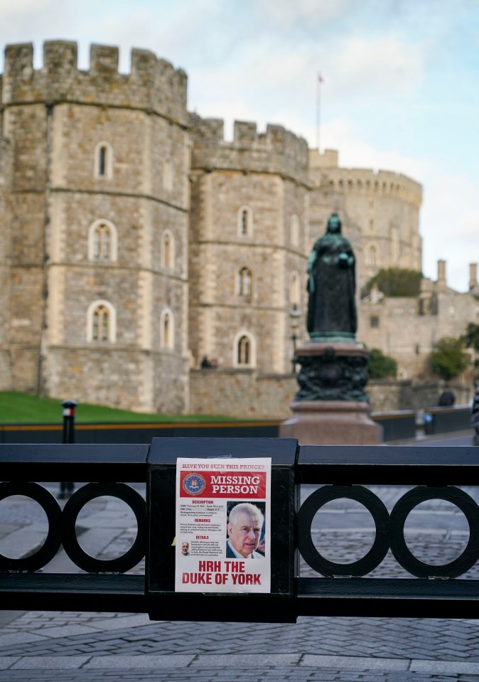  The wanted posters could also been seen at Windsor Castle