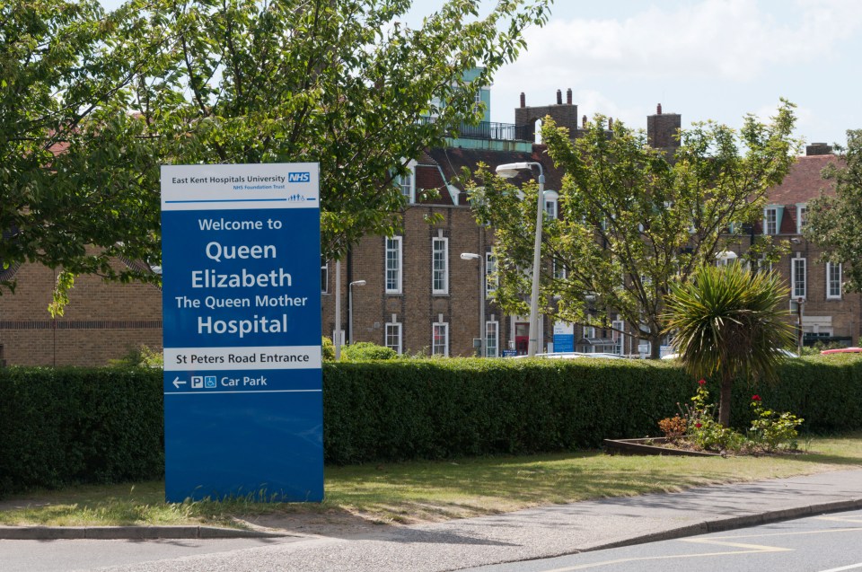  Queen Mother Hospital in Margate, Kent, where Harry died after a C-section