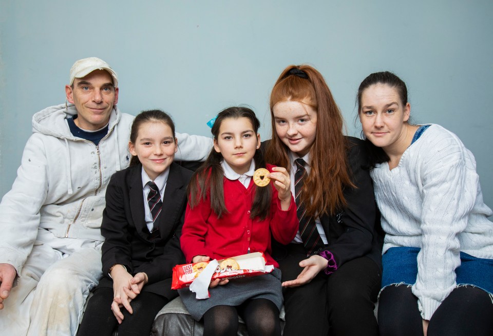 April and Gary Moore bought the treats to share with their kids