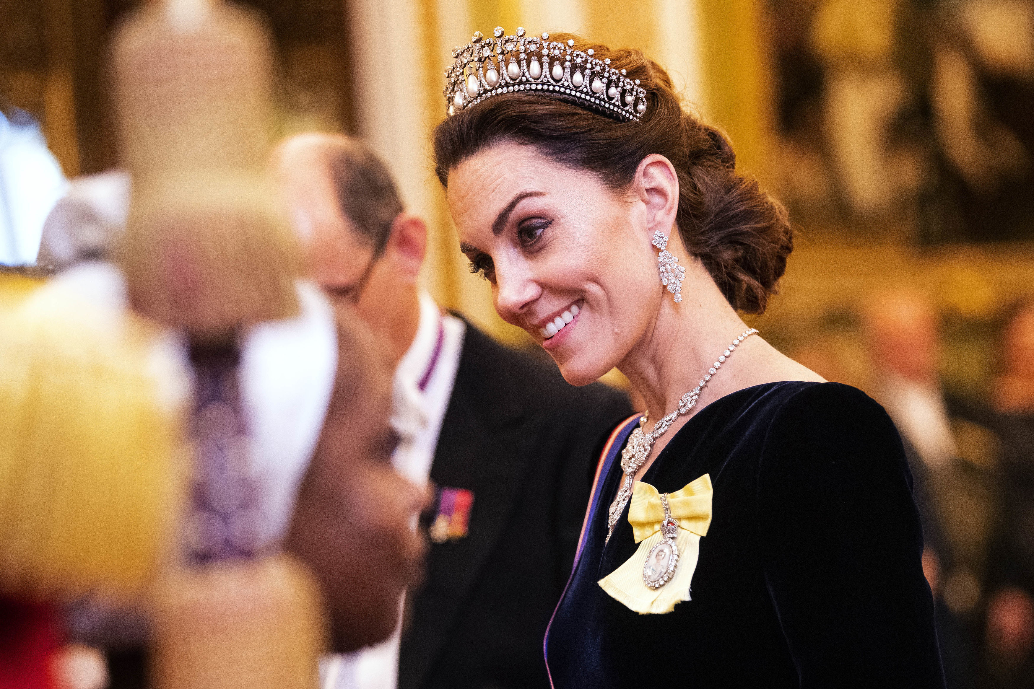 Kate often borrows earrings, brooches and necklaces from the exclusive collection