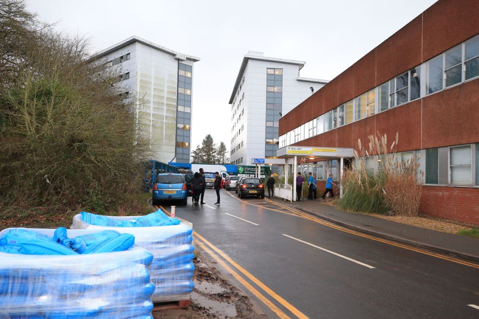  Arrowe Park Hospital in Merseyside prepare for a bus carrying British nationals from the coronavirus-hit city of Wuhan in China