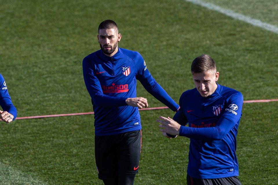  Carrasco has already started training with Atleti again