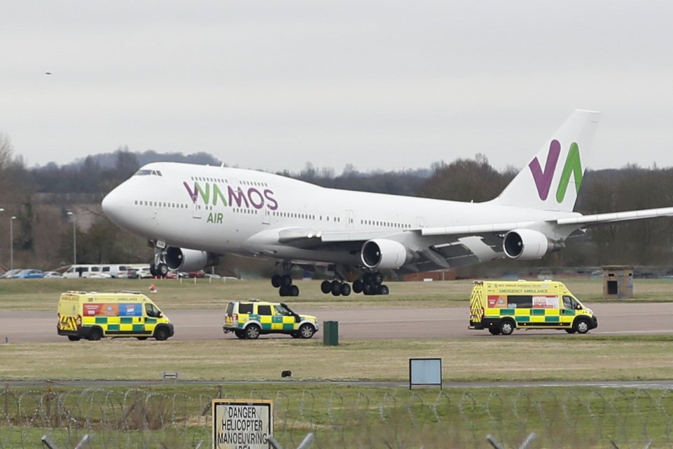  The rescue flight from Wuhan finally landed in Oxfordshire with 83 Brits on board