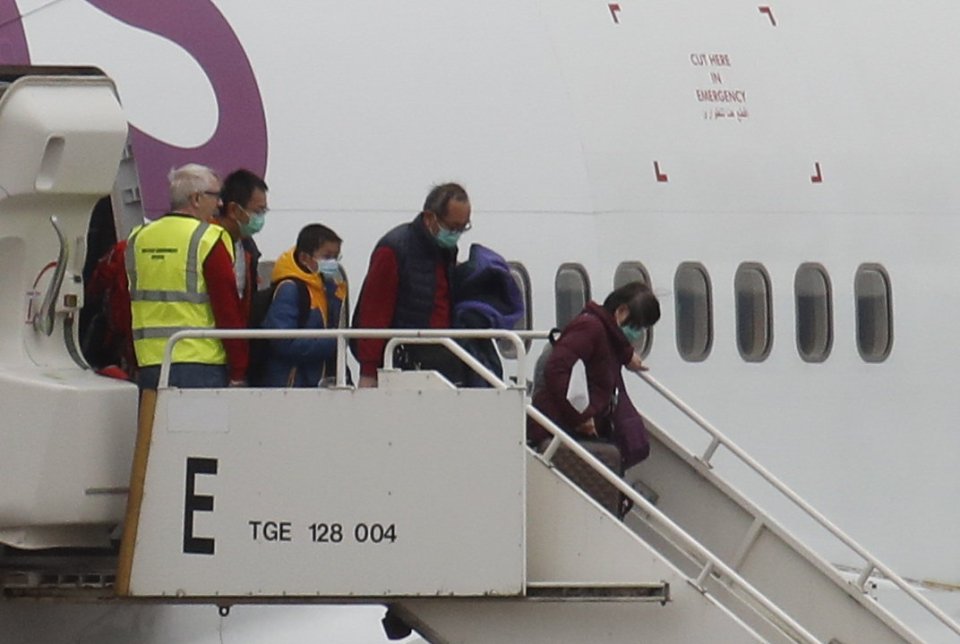  The plane was carrying 83 Brits and 27 foreign nationals from the coronavirus-ravaged Chinese city