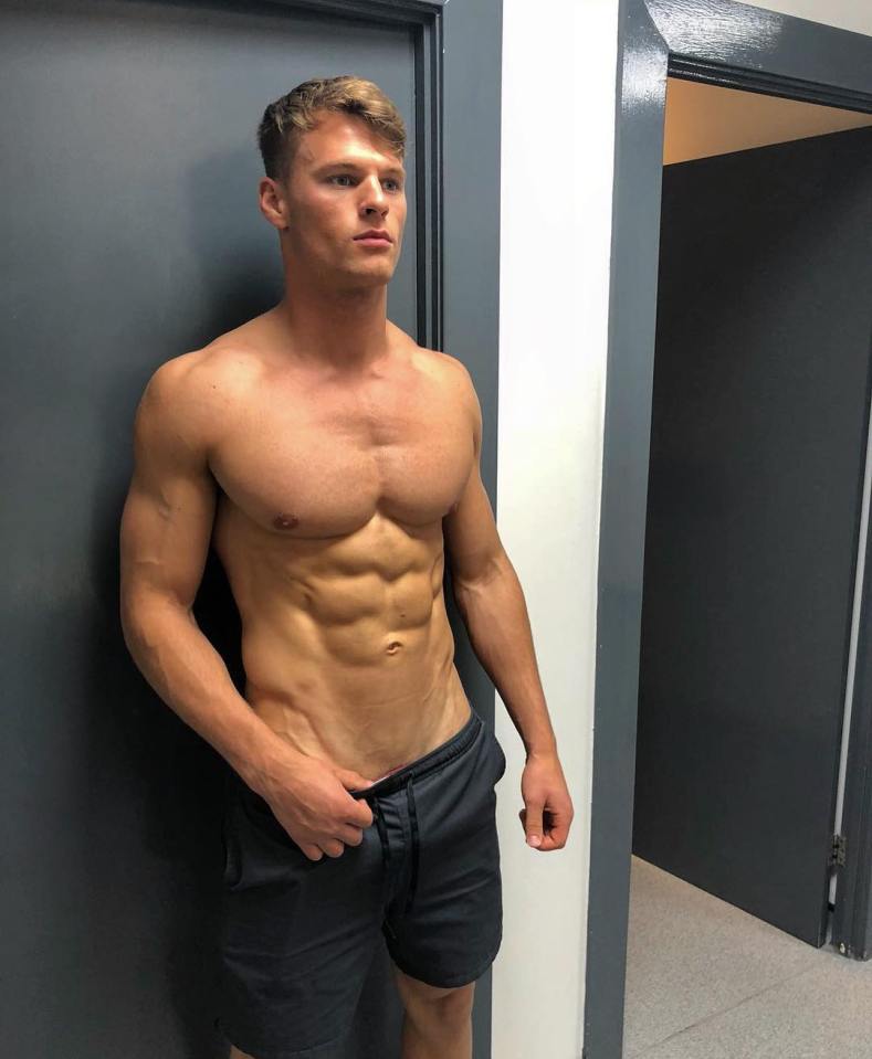  Josh was a Marine in training - and has the body to prove it