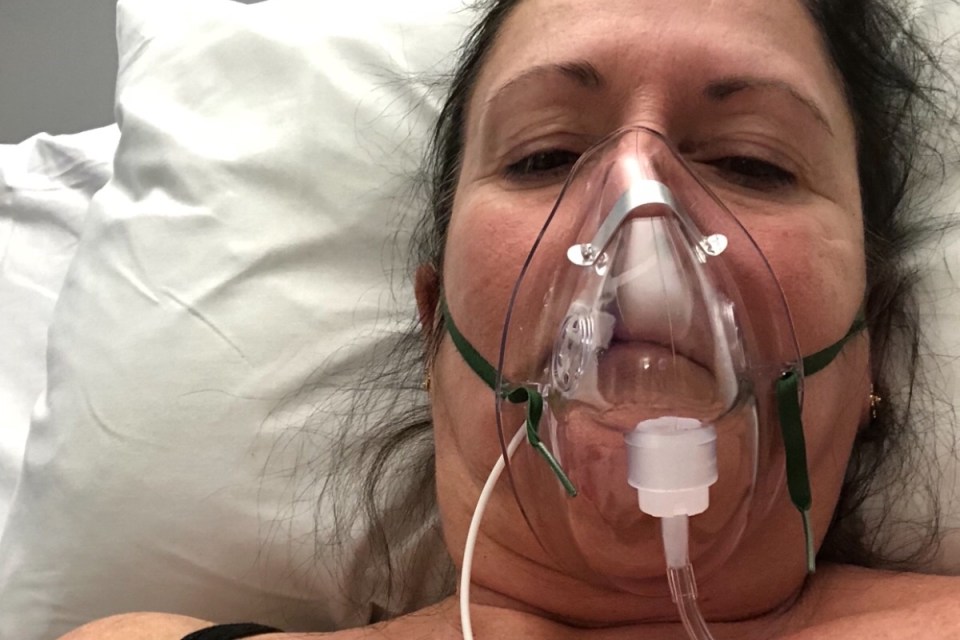  Jacqui has experienced two blockages in her lungs and numerous blood clots