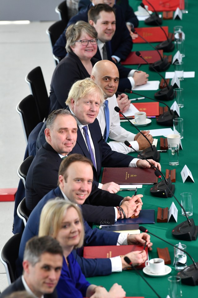  Boris Johnson headed a symbolic meeting of the whole Cabinet in Sunderland