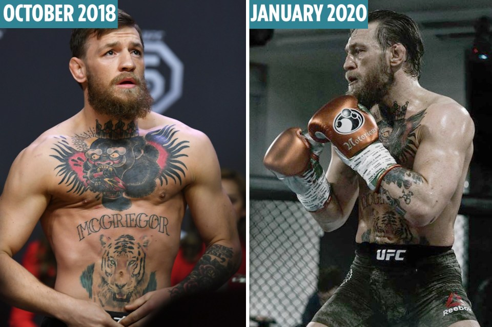 Conor McGregor reveals he has only gained 5lbs since his last fight