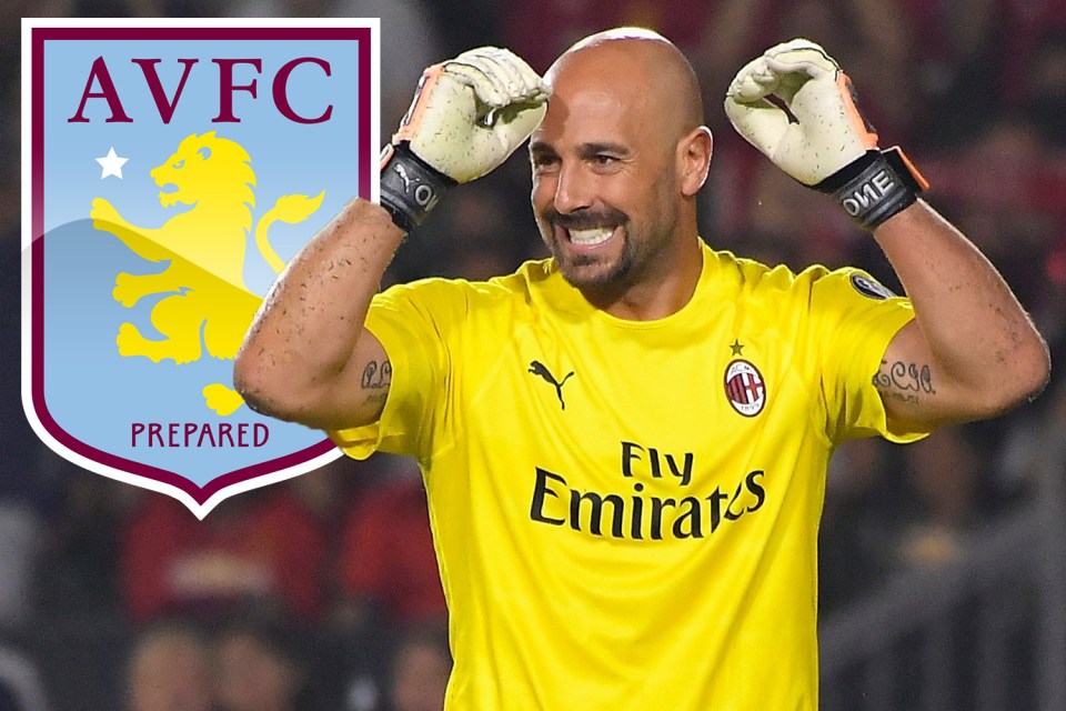  Aston Villa are chasing former Liverpool goalkeeper Pepe Reina