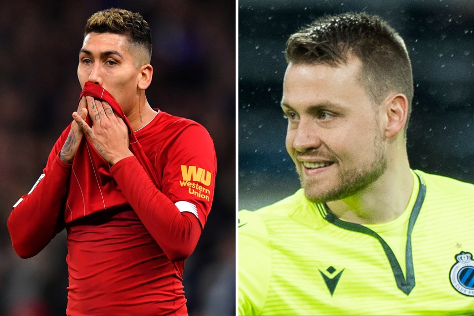  Club Brugge goalkeeper Simon Mignolet says current teammates are better finishers than Roberto Firmino