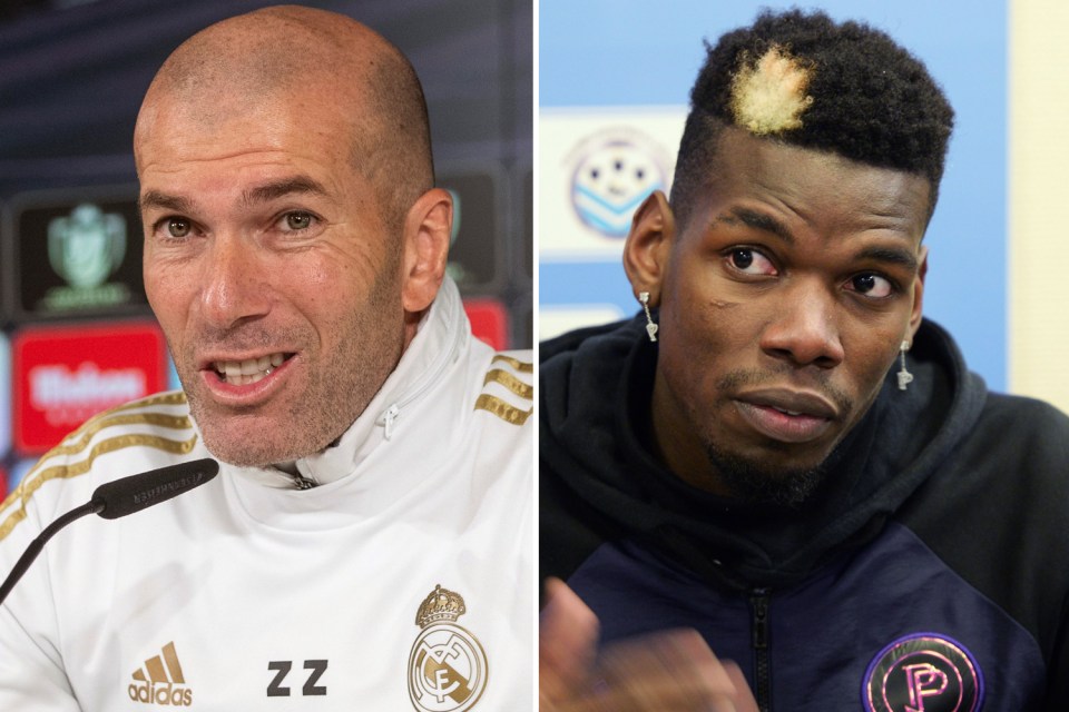  Zidane felt 'let down' by Perez's failure to land Paul Pogba