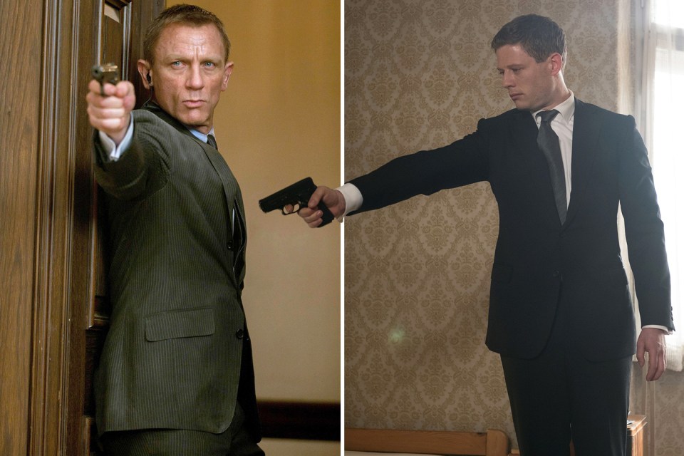  James is already a double for 007...he's just as hot a shot as Daniel Craig