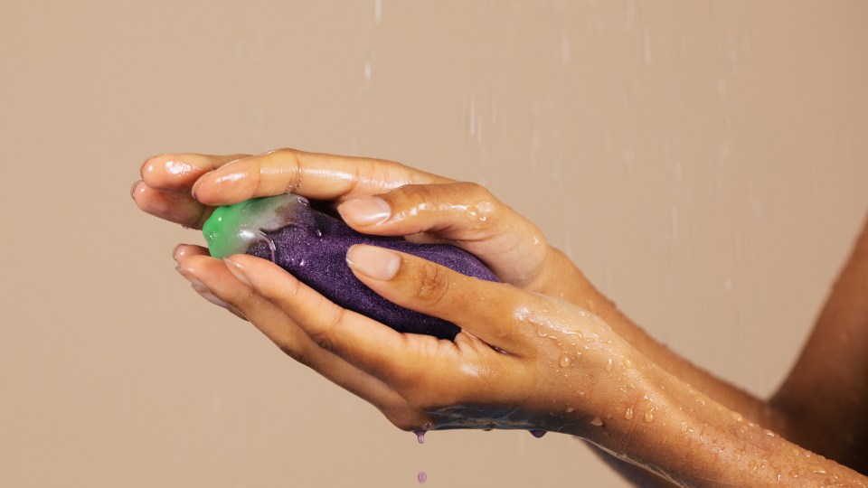  Get lathered up with Lush's aubergine soap