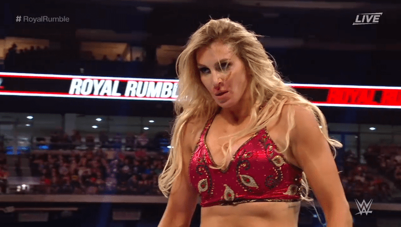  Charlotte Flair was left bloodied at the Royal Rumble